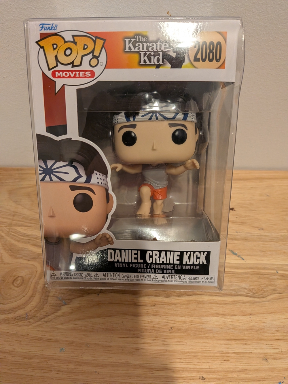 Funko Movies The Karate Kid - Daniel Crane Kick (White & Orange)
